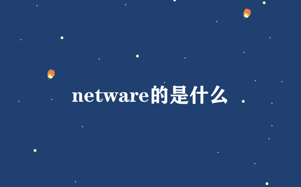 netware的是什么