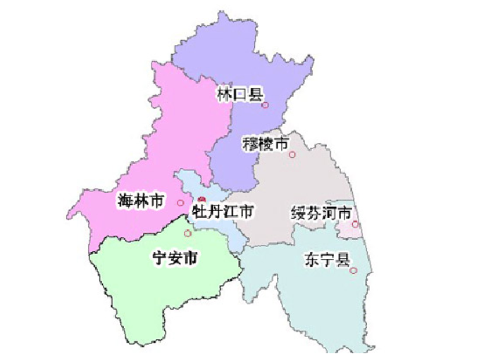 牡丹江宁安县有几个乡