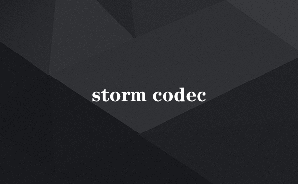 storm codec