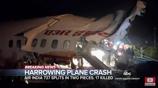 印度客机断成两截，造成事故的原因是什么呢？