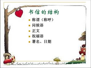 中文书信的正确格式究竟是什么呀？！