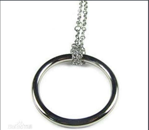 圆环穿过铁链的魔术是什么原理？