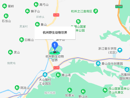 杭州野生动物园地理位置？