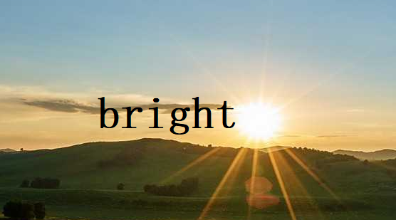 bright是什么意思中文翻译