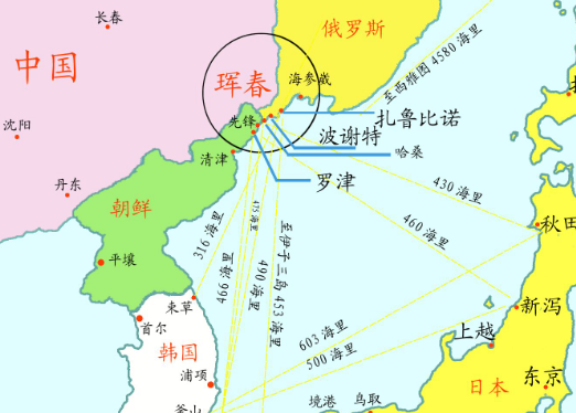 为什么图们江入口在1991年后的地图中不是中国的领土了？