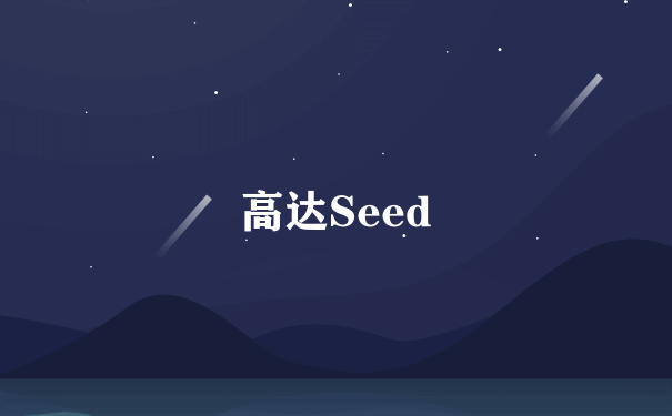 高达Seed