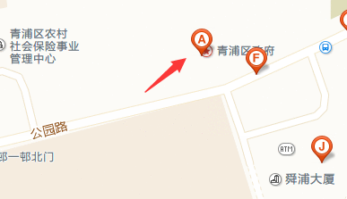 青浦区区政府在哪个镇或者街道上？