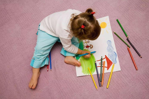 孩子在画画方面是零基础的，学画画要从什么开始学起