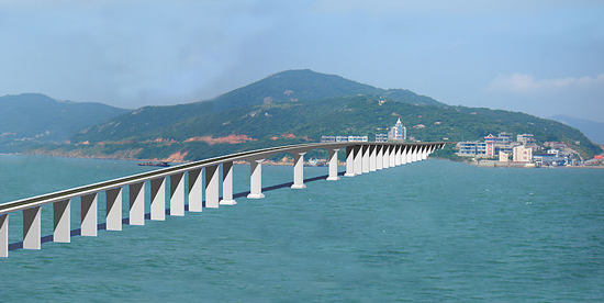 平潭跨海大桥的平潭海峡大桥建设概况