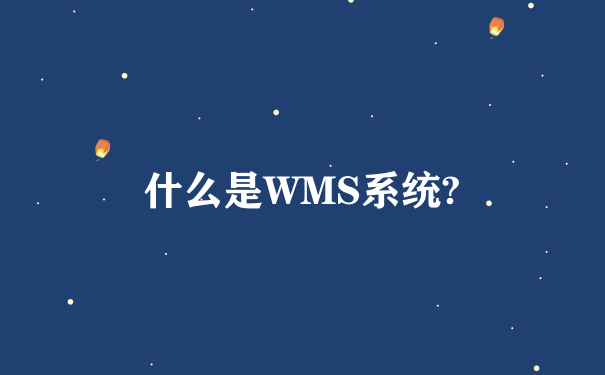 什么是WMS系统?