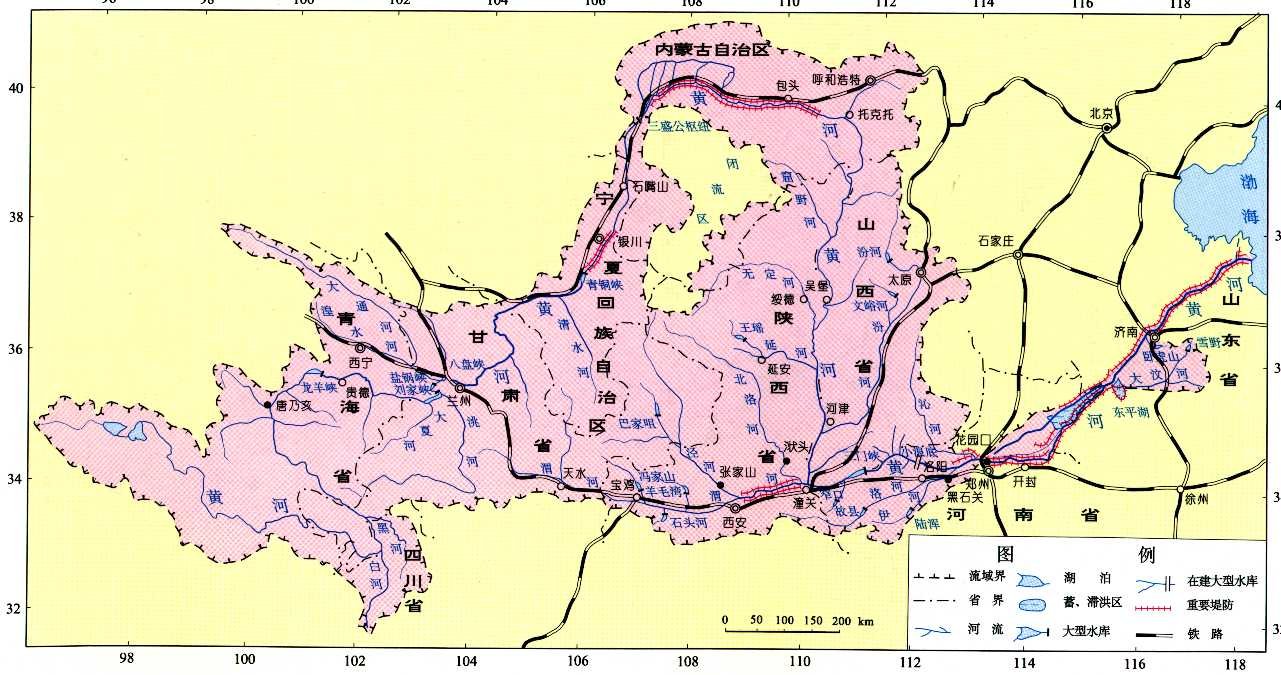 黄河地图
