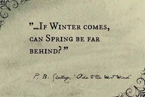 如果冬天来了春天还会远吗是谁写的