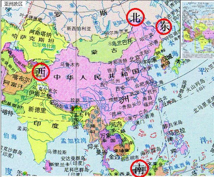 我国最东端与什么相邻，中国东临的大洋是什么
