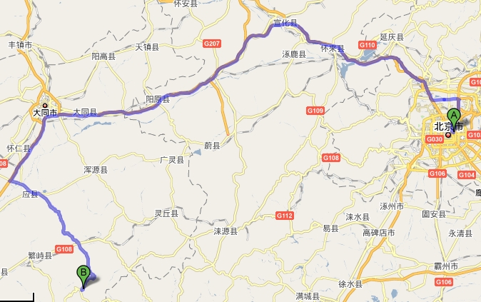 北京到五台山多少公里？什么路线最合适？