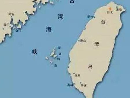 中国大陆离台湾的距离是多少?