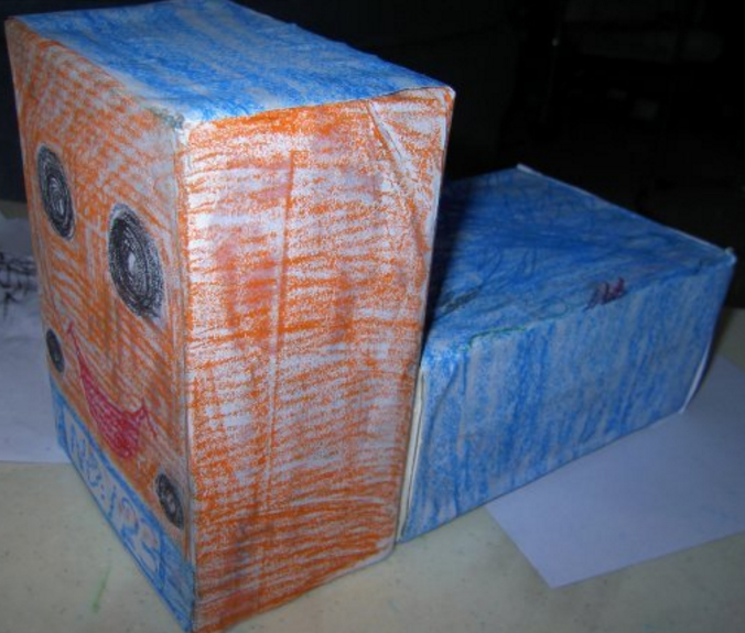 怎样用纸盒做亲子手工小汽车