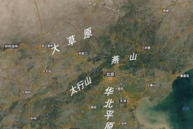 北京的地形特点