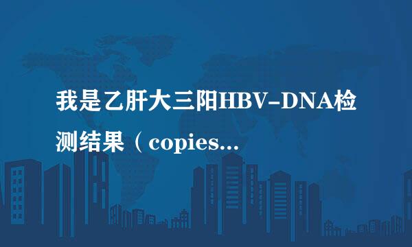 我是乙肝大三阳HBV-DNA检测结果（copies/ml）6.74×10^8参考范围（copies/ml）＜1.00×10^3 这样是偏高...