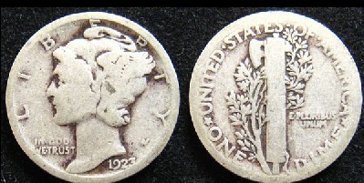 美国硬币ONE DIME1914收藏价是多少