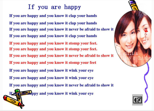 if you are happy 歌词