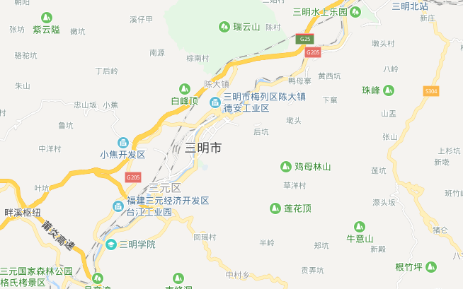 福建省三明市有哪几个县