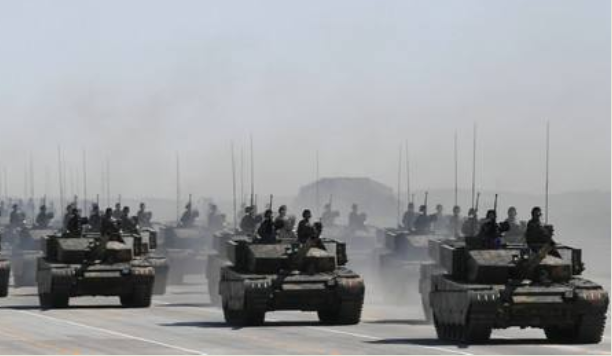 赞美中国军事力量强大的句子?
