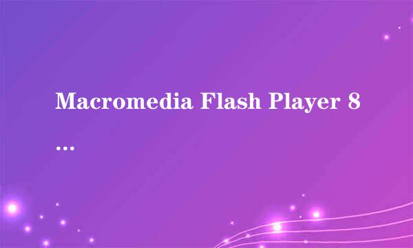 Macromedia Flash Player 8 下载打开后一片空白？