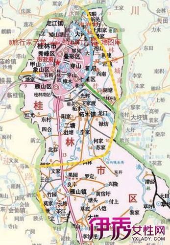桂林市区的行政区划