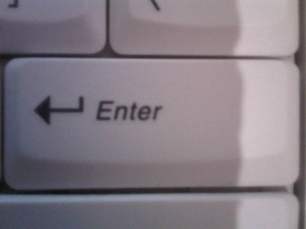 黑莓8707v键盘enter是哪个键