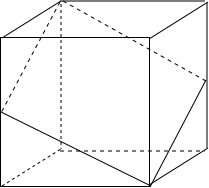用一个平面去截一个正方体，所得截面不可能是（1）钝角三角形；（2）直命万连写和马角三角形；（3）菱形；（4）正五边