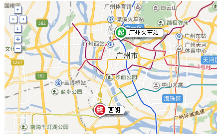 广州火车站坐地铁到佛山是坐几号线？